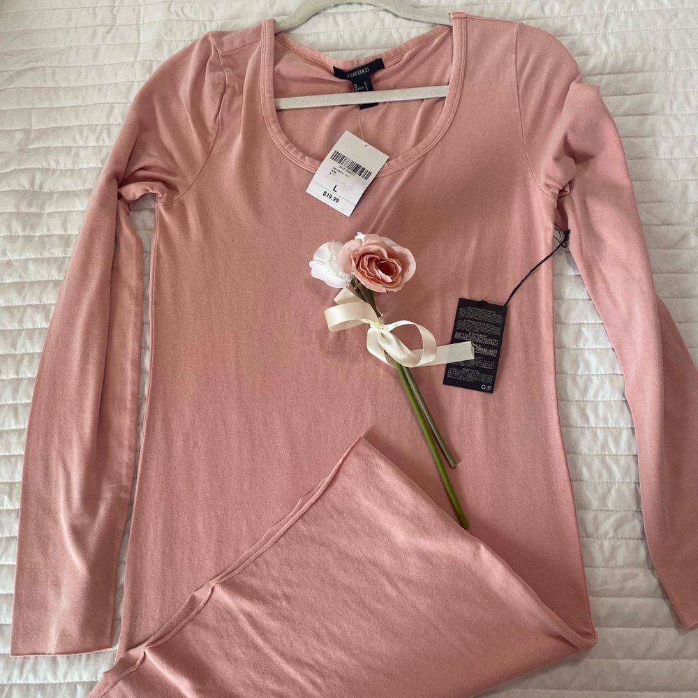 Dusty Pink Mini Dress